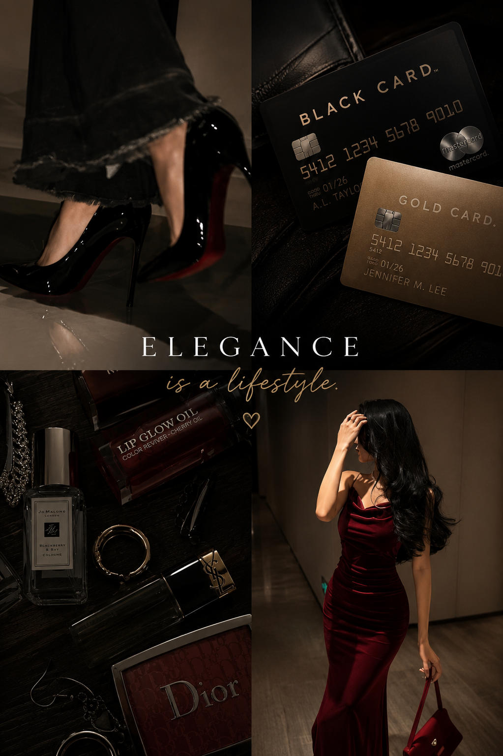 luxury aesthetic mood board