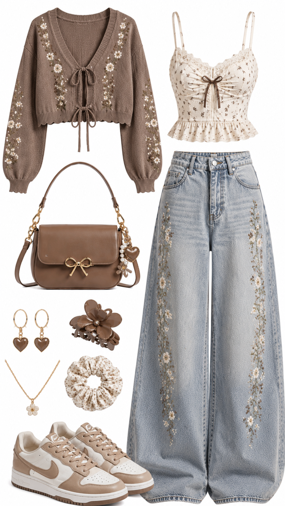 chocolate brown outfit