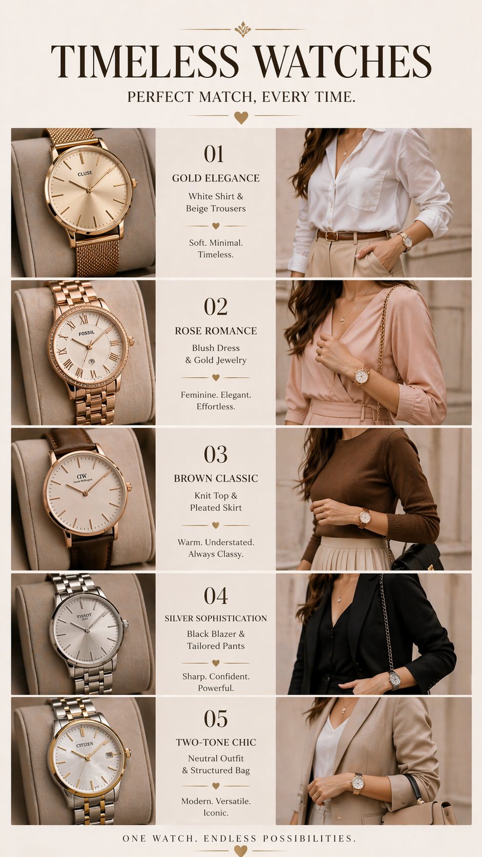 watch styling ideas