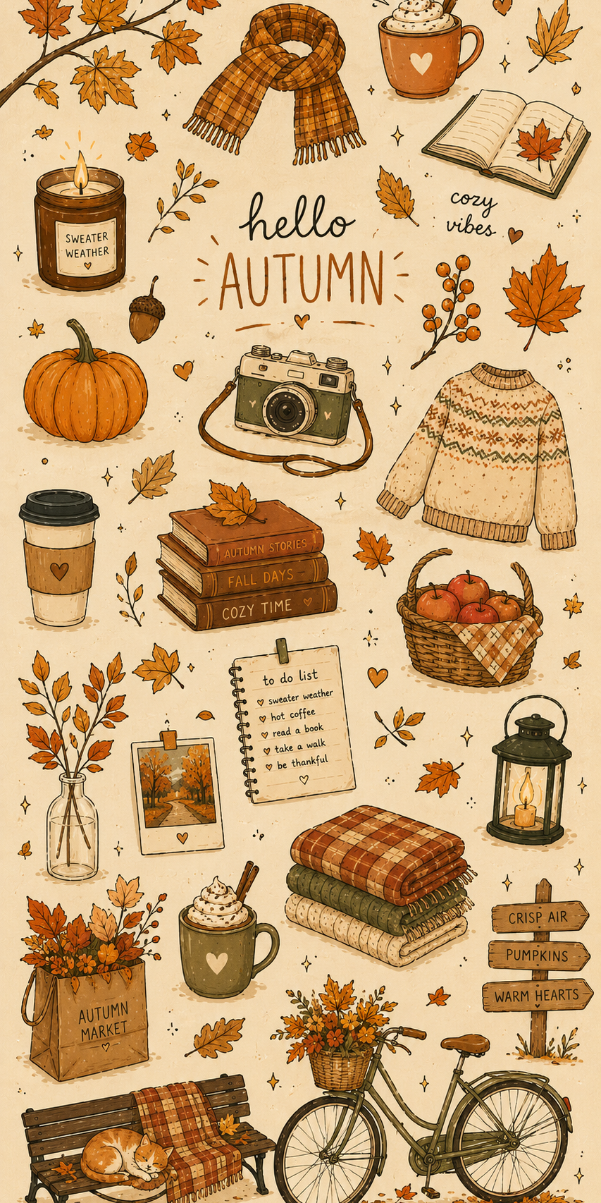 autumn aesthetic wallpaper