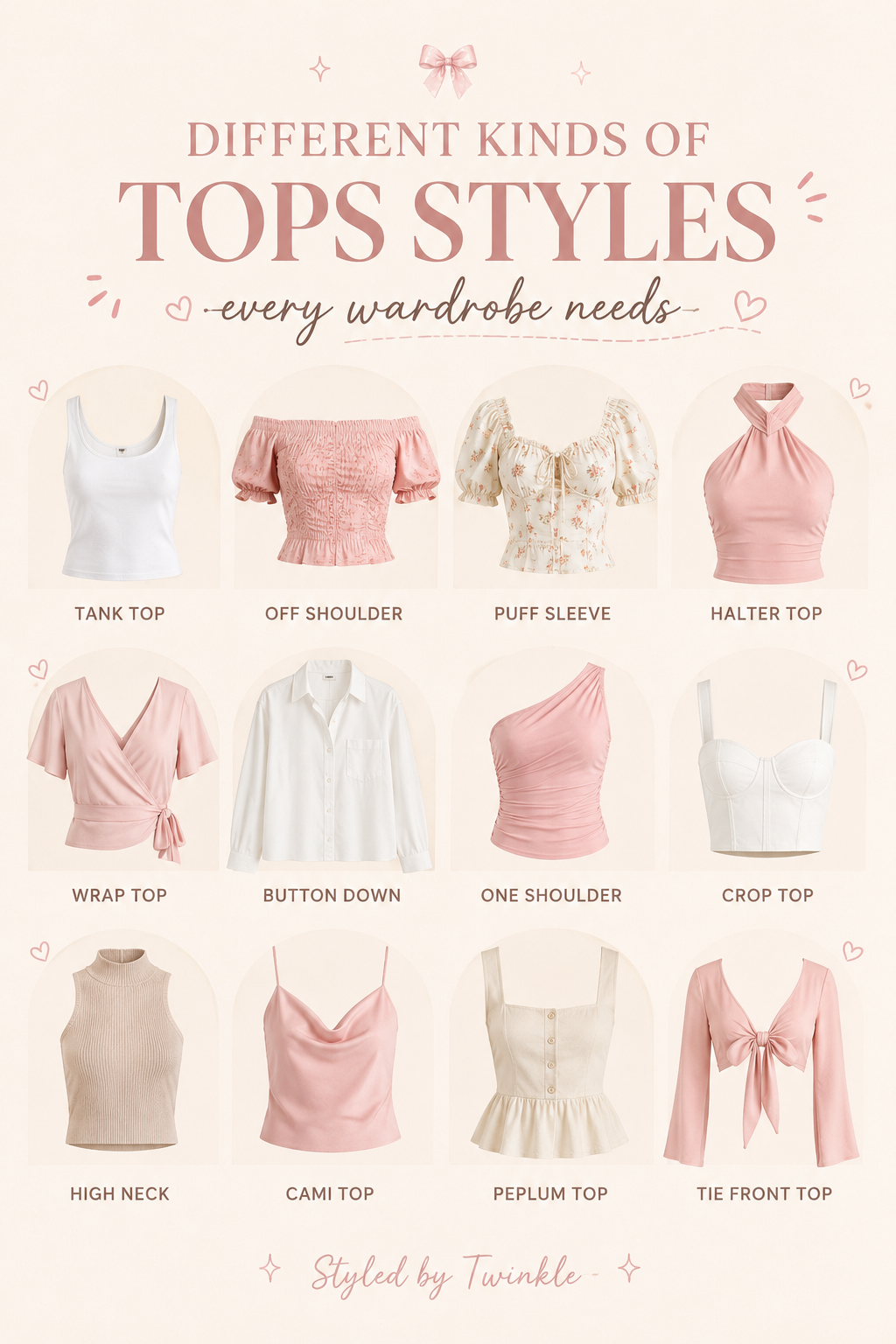 types of tops