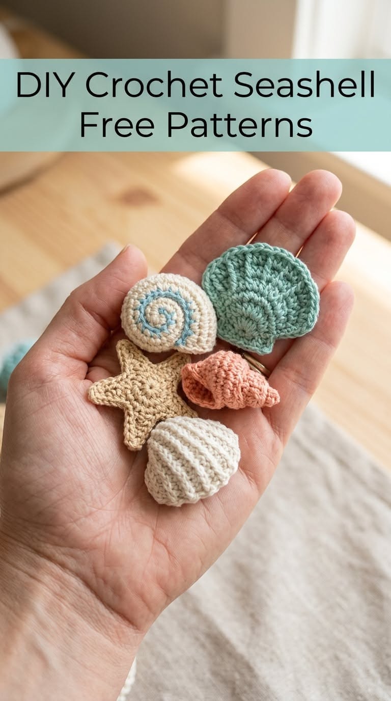 free crochet seashell patterns