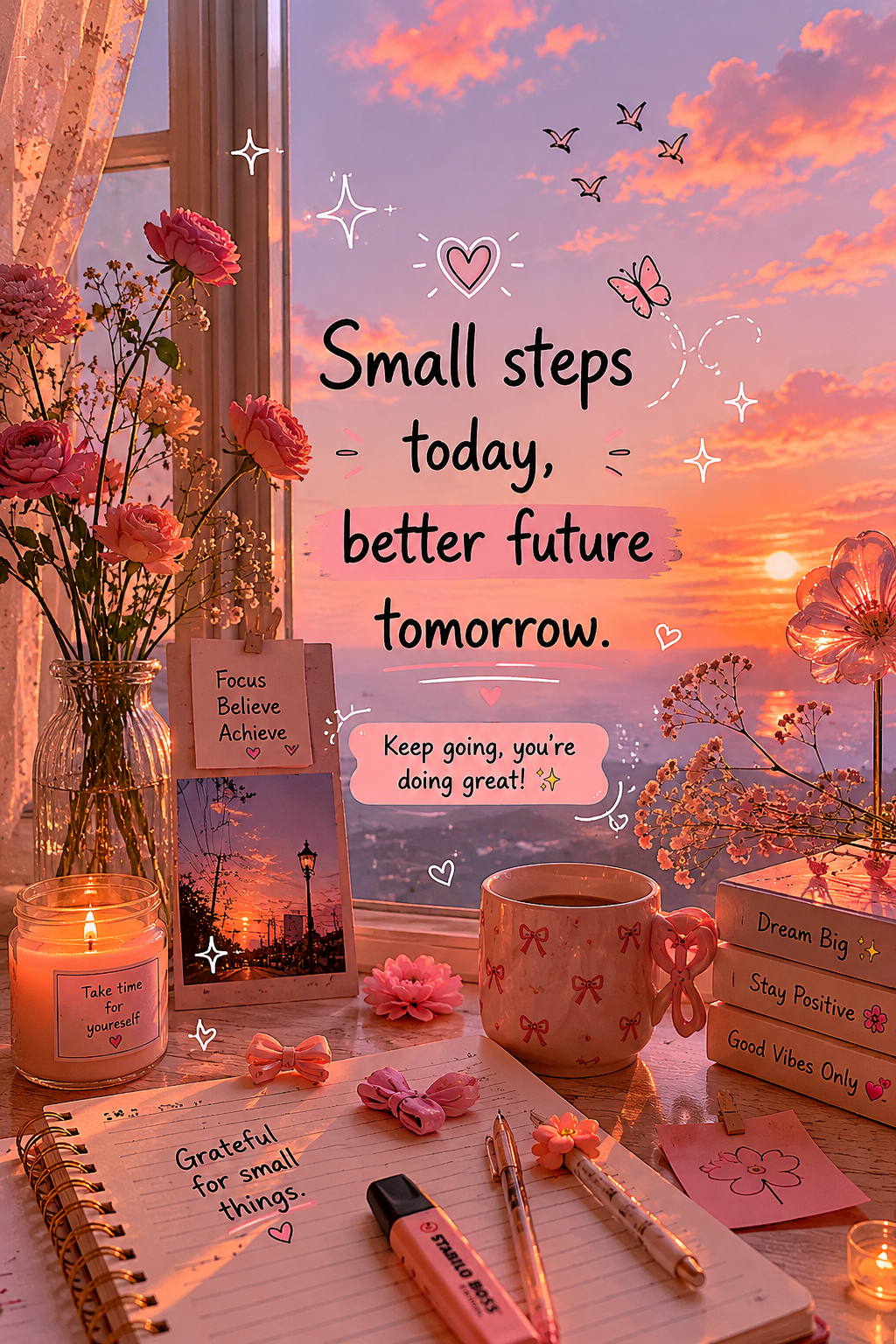 soft pink motivation