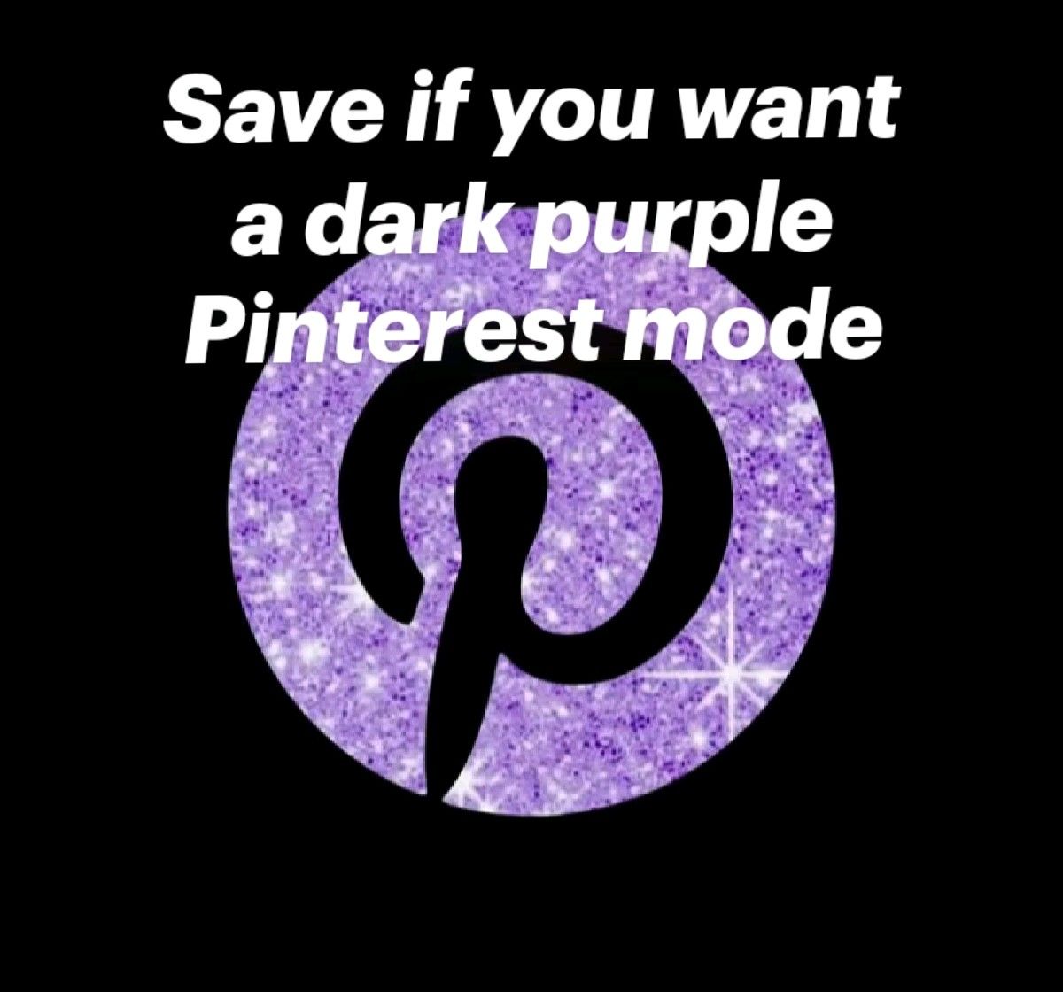 dark purple pinterest mode