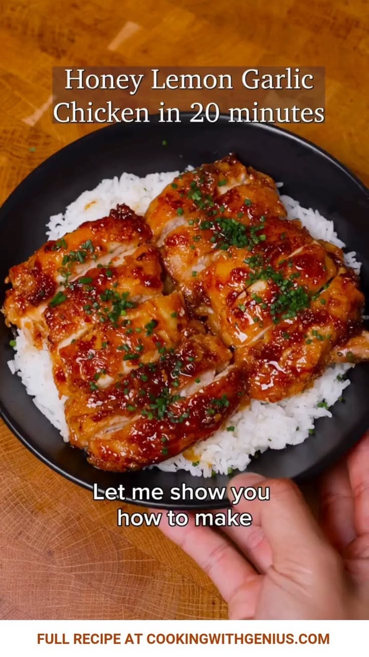 honey garlic lemon chicken