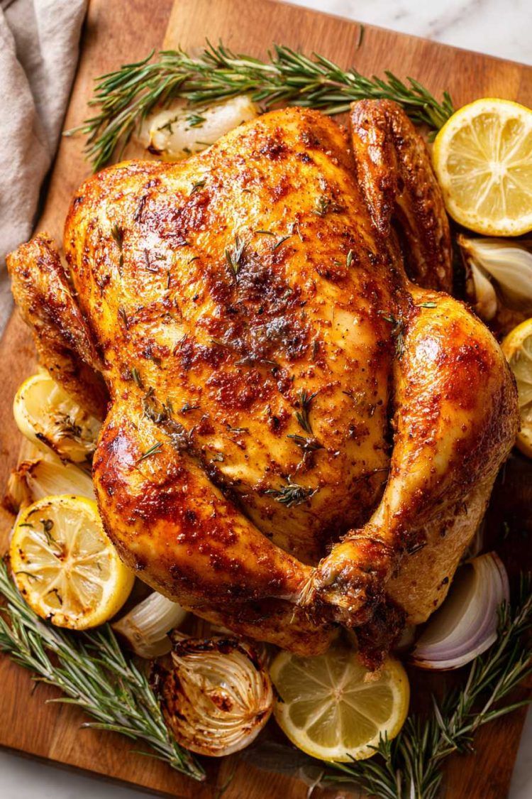 slow smoked whole chicken recipe