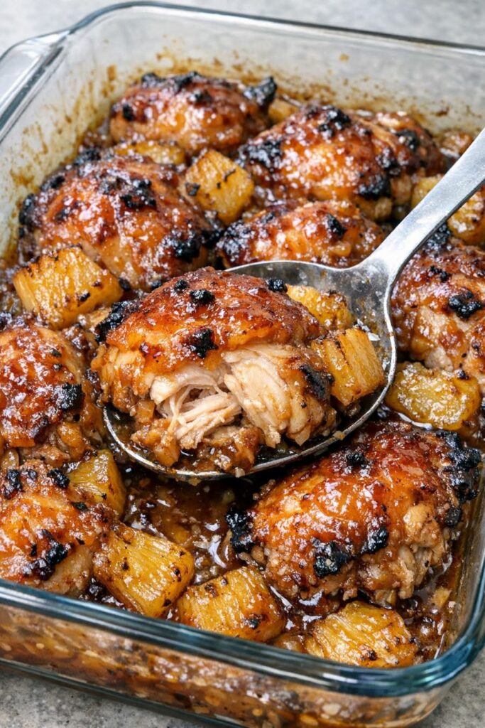 Oven Baked 4-Ingredient Chicken Polynesian – Easy Dinner