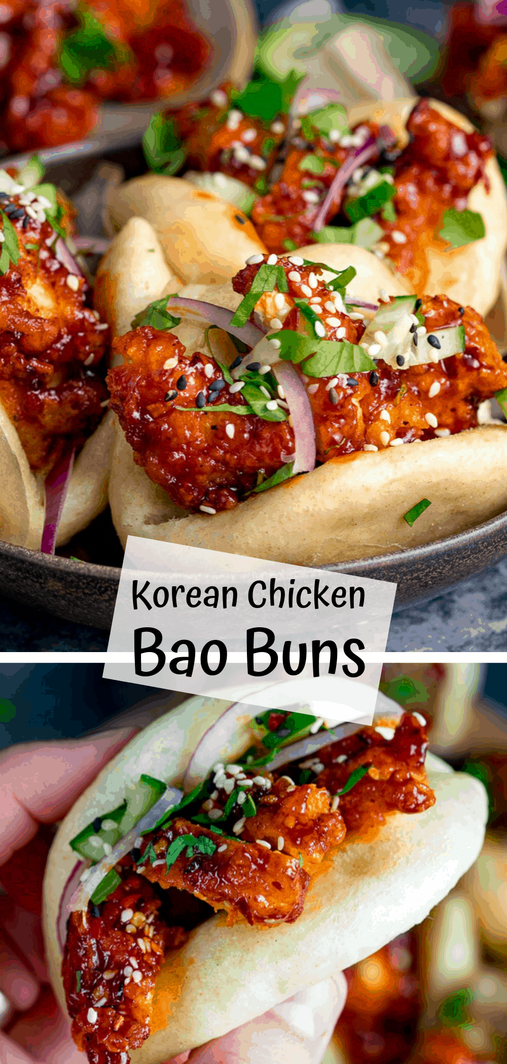 korean chicken bao buns recipe