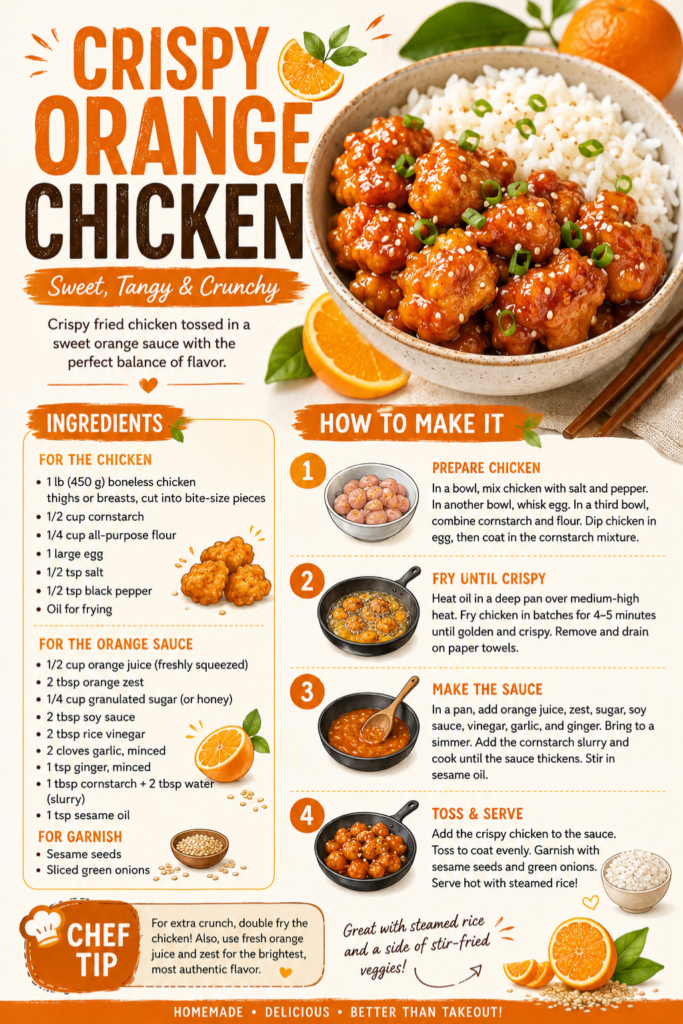 Crispy Orange Chicken Recipe – Better Than Takeout