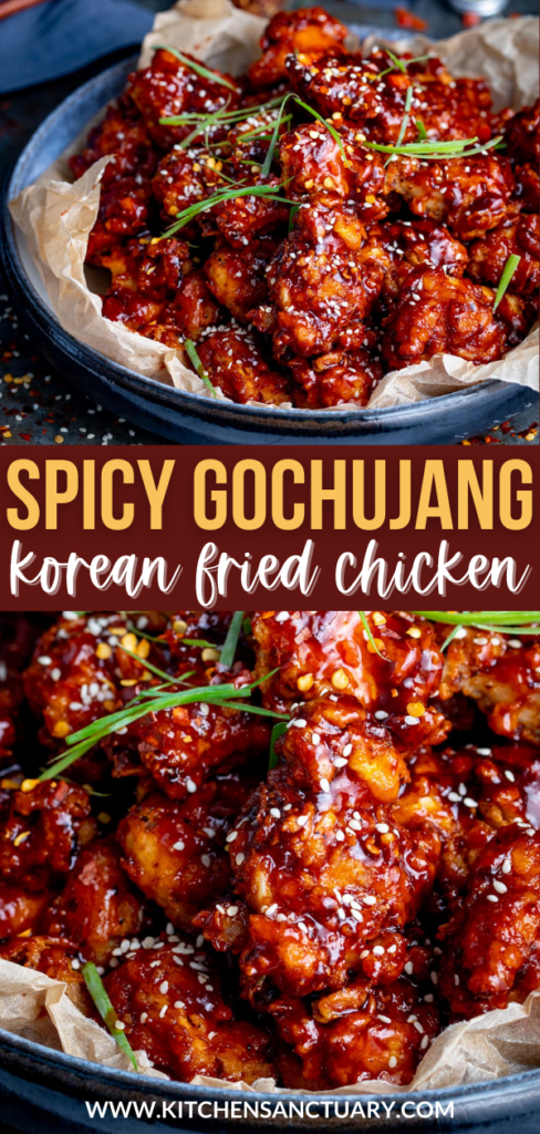 Spicy Gochujang Korean Fried Chicken – Extra Crispy
