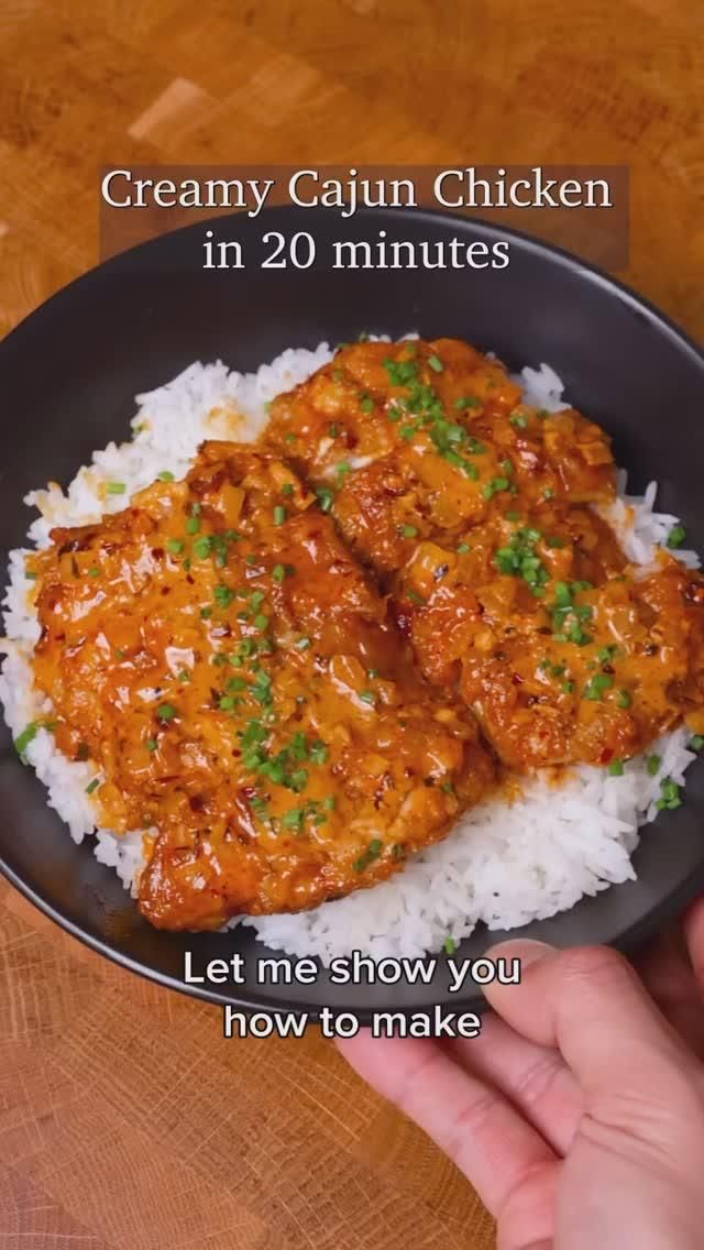 creamy cajun chicken recipe