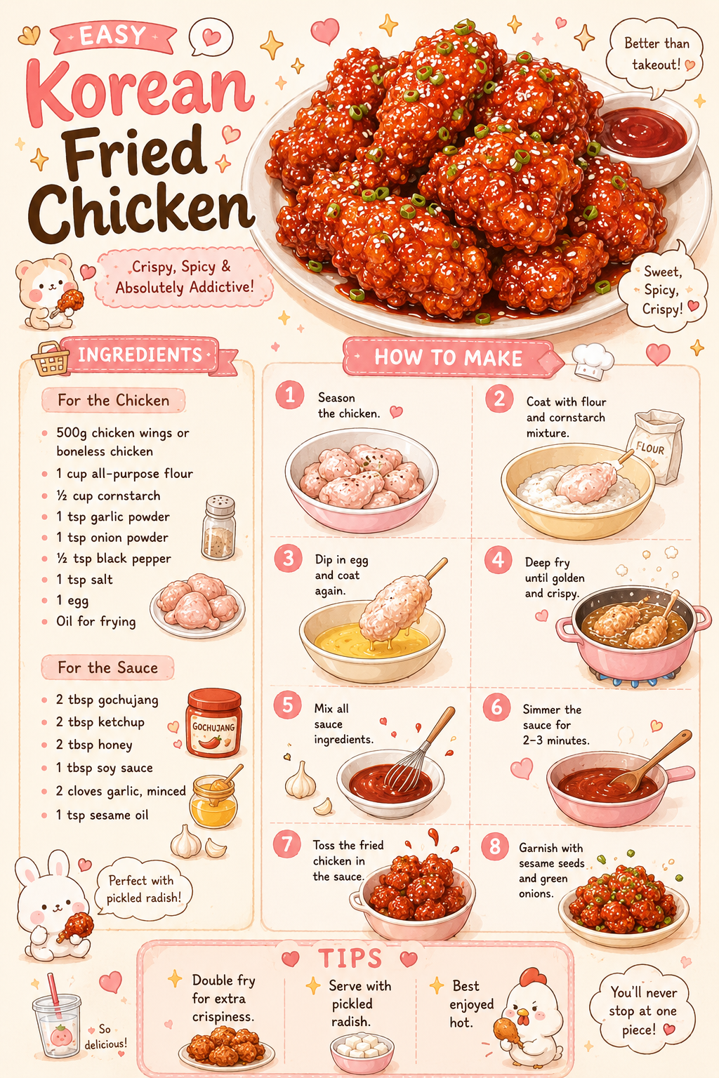 easy korean fried chicken recipe