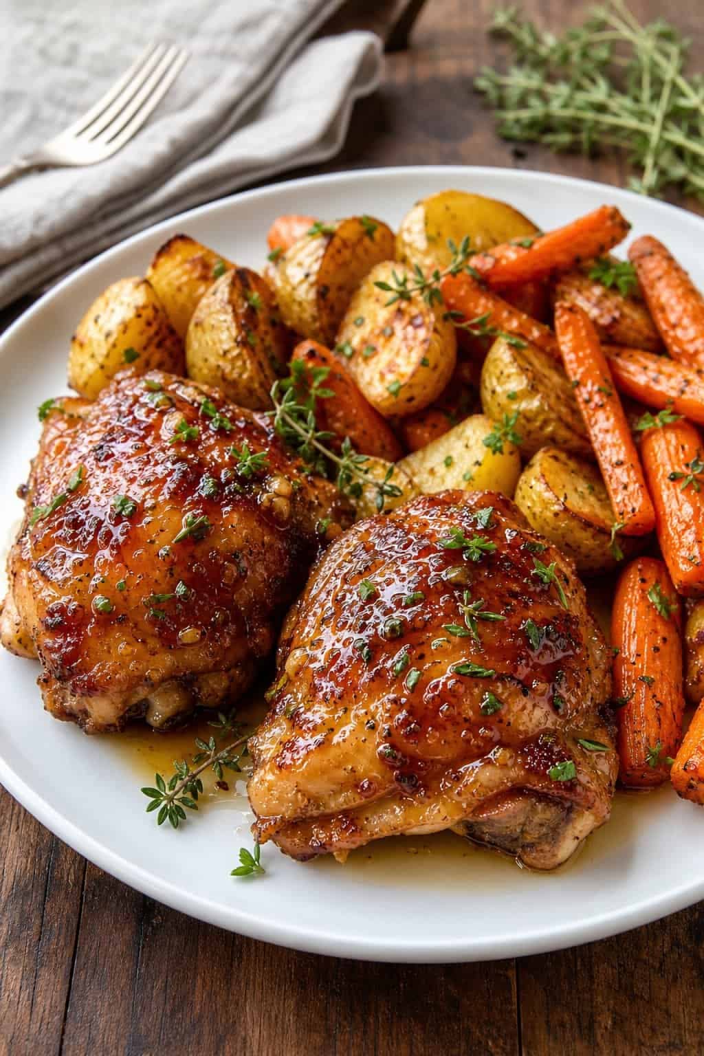 honey garlic chicken thighs
