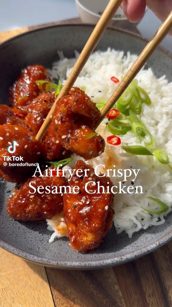 ninja air fryer sesame chicken