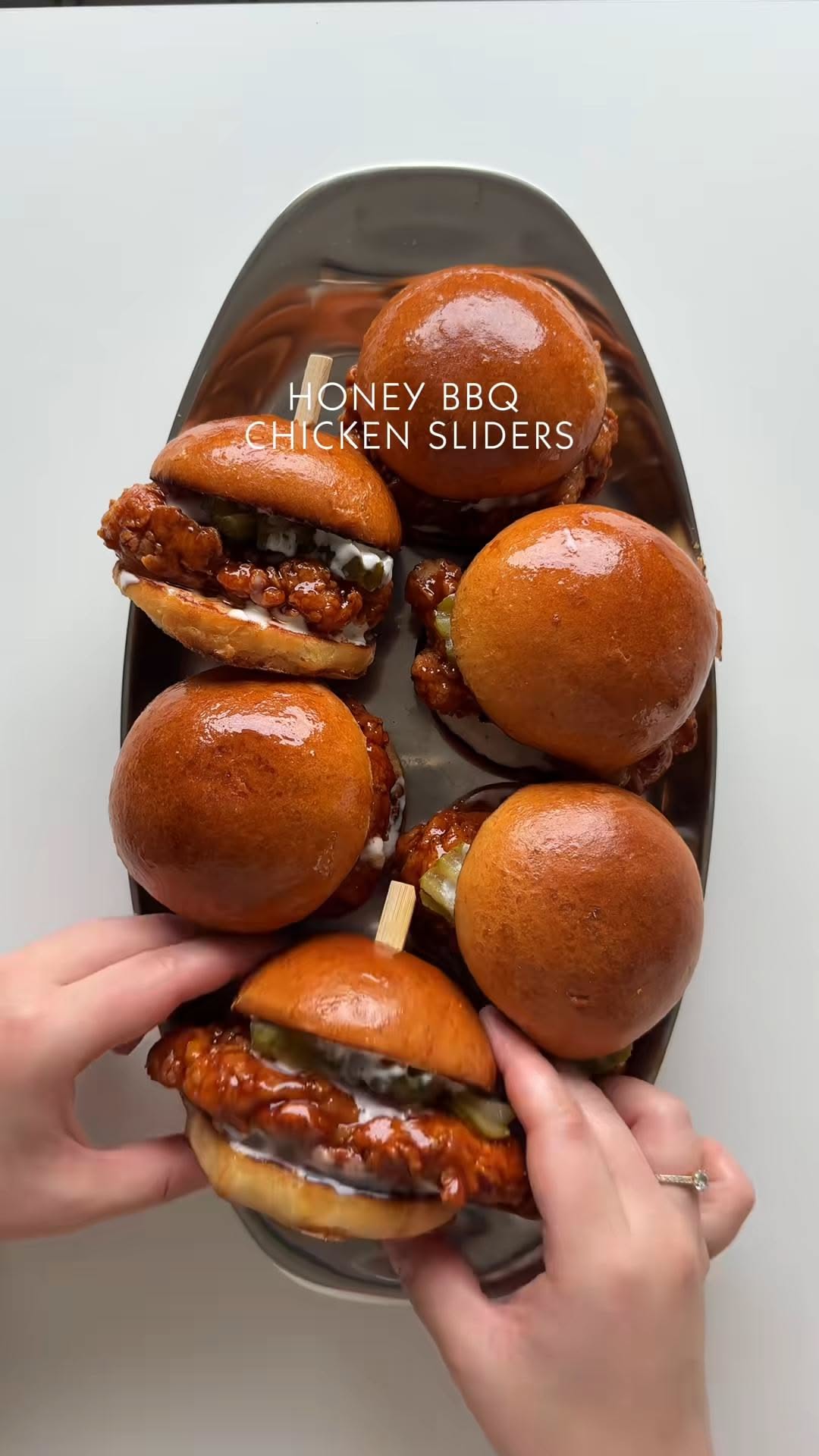 honey bbq chicken sliders