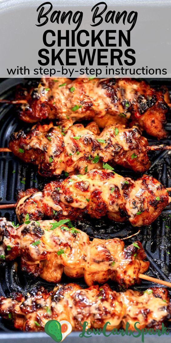 bang bang chicken skewers recipe