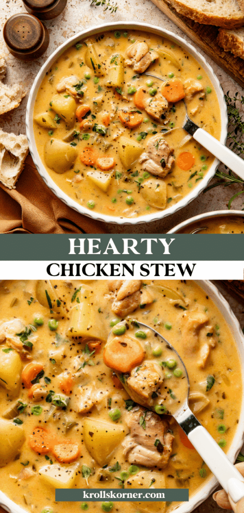 Hearty Chicken Stew – Cozy One-Pot Comfort Dinner